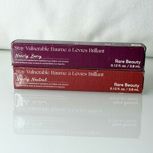 Rare Beauty Stay Vulnerable Glossy Lip Balm Nearly Berry & Nearly Neutral .12 Oz